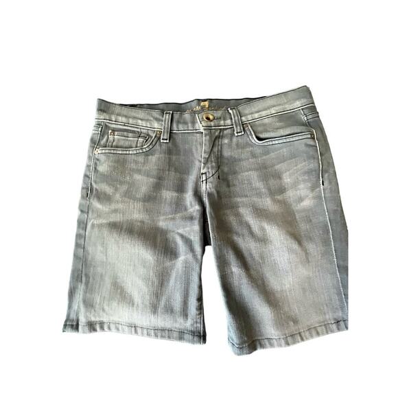 Seven for all mankind denim shorts size 27 - Picture 1 of 9